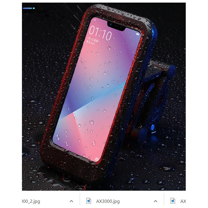 Support universel de téléphone portable pour moto GPS pivotant à 360 ° réglable et étanche