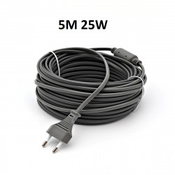 Cable calefactor anticongelante autorregulable 7m 50W tubo manguera de agua reptil perro gato anticongelante eléctrico