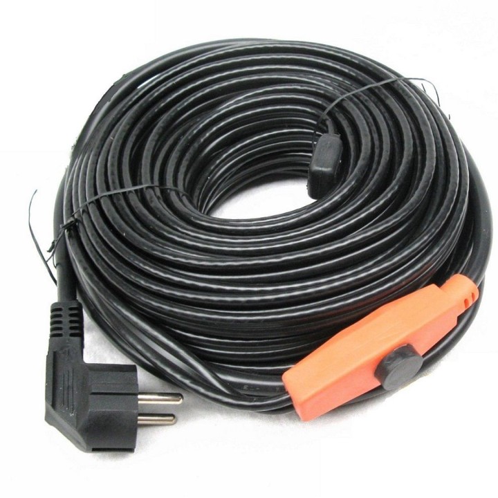 Anticongelante cable eléctrico cable de 24m shpt-24m tubo de calefacción con termostato manguera de agua