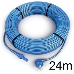 Antifreeze electric heating cable cord 24m shpt-24m pipe frost protection with water hose thermostat