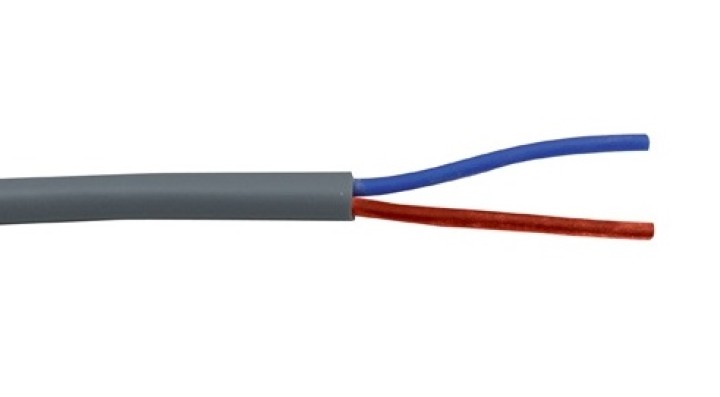 Cable eléctrico 1 m 2 0,75 mm2 hijo pvc flexible gris vvf2x075g suministro de energía jr international - 1