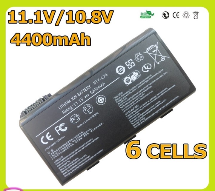 Bty-l74 batteria per msi cr500 a6200 a6005 cr600 cr610 cr620 cr630 cr700 ms-1681 1682 jr international - 1