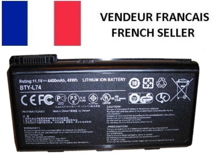 Bty-l74 batteria per msi cr500 a6200 a6005 cr600 cr610 cr620 cr630 cr700 ms-1681 1682 jr international - 3