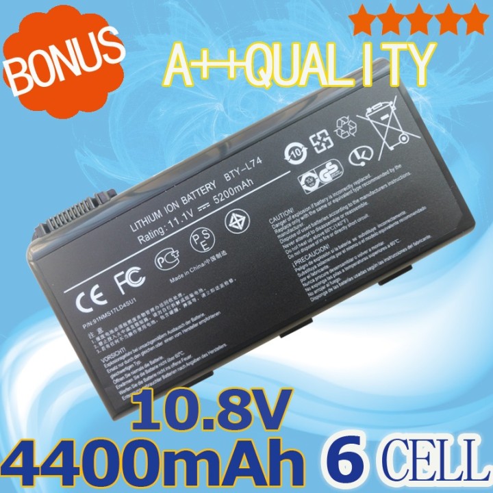 Battery for  msi cr500 a6200 a6005 cr600 cr610 cr620 cr630 cr700 ms-1681 1682 jr international - 7