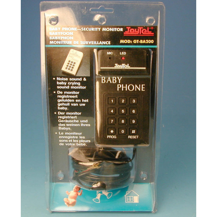 10 Trasmettitore telefonico con microfono allarme sorveglianza bebe a distanza jr international - 6
