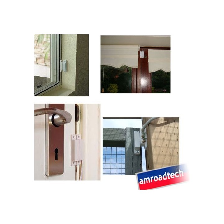 50 Detectors opening magnetic alarm surface mounting no nc magnetic contact, ivory alarm detector alarm sensor switches magnetic