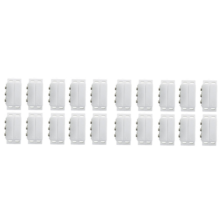 10 Detectors opening magnetic alarm surface mounting no nc magnetic contact, ivory alarm detector alarm sensor switches magneti