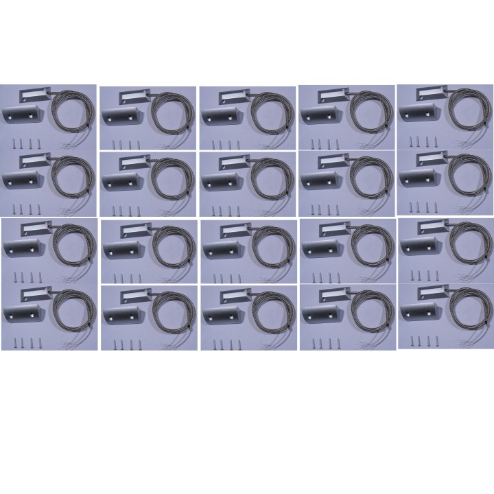 Contacteur ouverture 1.2m blinde detecteur magnetique 450fr alarme contact nf saillie ms-52m fracarro - 2