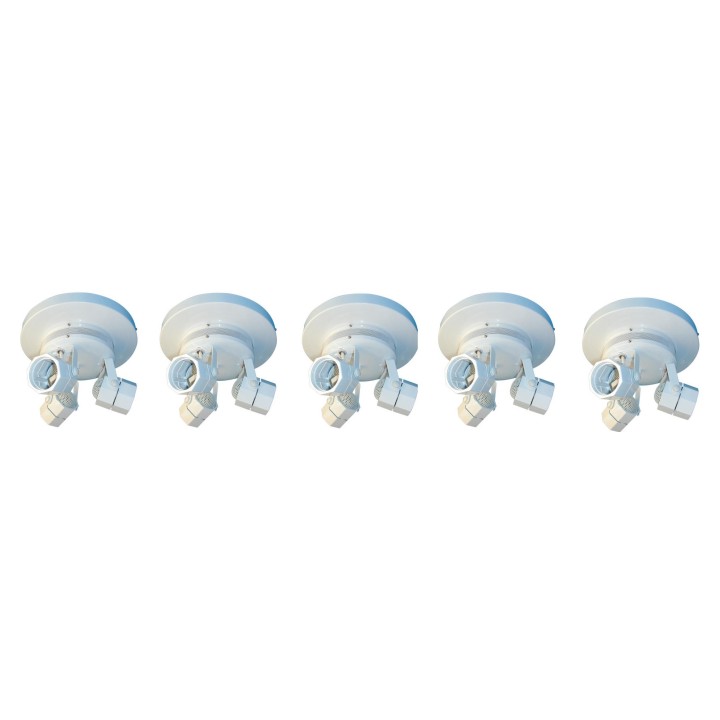 10 Light low voltage light support, 220 12vac, 3 spotlight with incorporated transformer low voltage light low voltage jr intern
