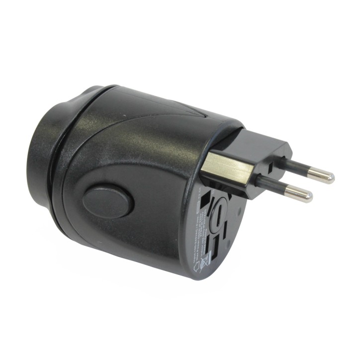 100 Adaptador enchufe electrico viaje 150 pais europa america usa gran bretana uk australia jr international - 5