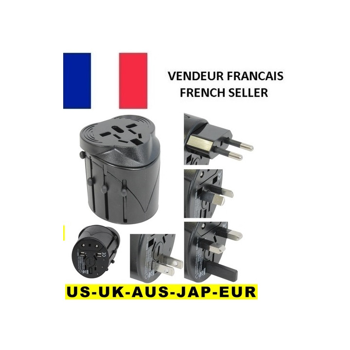 100 Universal electric outlet adapter 150 countries europe travel travel11 hq-usa uk japan swiss jr international - 7