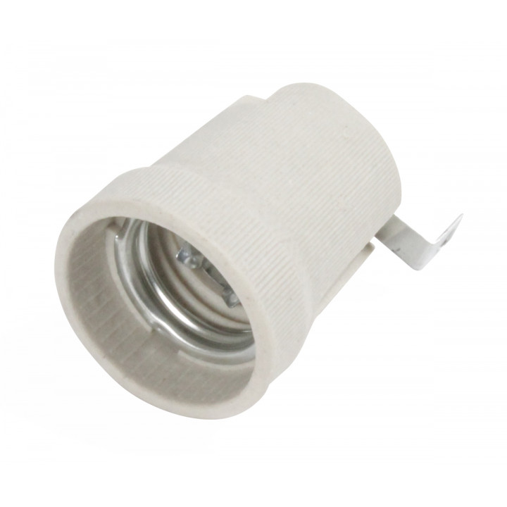Socket ceramic porcelain bulb e27 100w 250v 4a jr international - 3