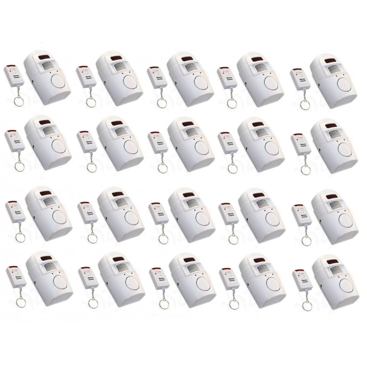 50 Ir detector alarm 20 remote autonomous movement and volume siren st205 jr  international - 15