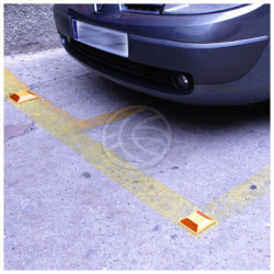 Plotter camino reflector plástico doble encolado retro-reflectivo se91 marcado seguridad vial