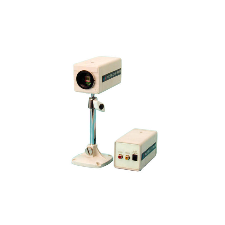 Camera 1 3'' color camera without lens with audio, 380l, 12vdc video surveillance system color camera without lens with audio vi