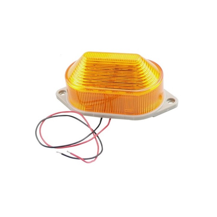 Alarma de flash xenón 12v ámbar ámbar dispositivo luminoso luz de advertencia de señal estroboscópica jr  international - 3