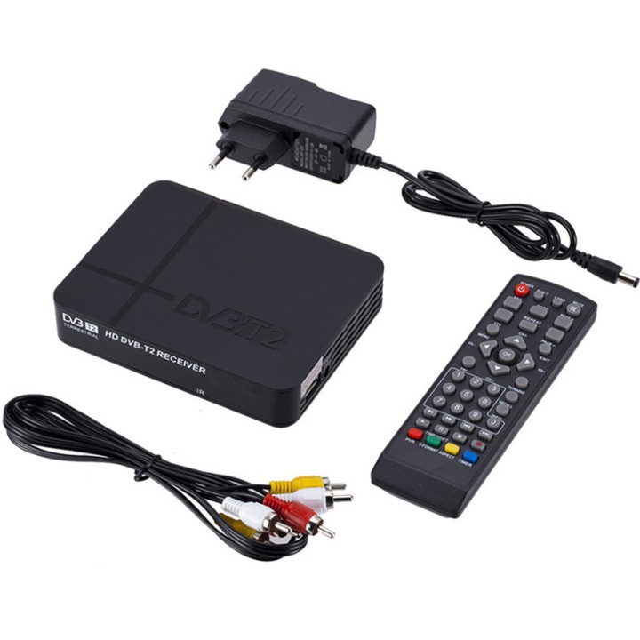 Récepteur terrestre numérique K2 STB MPEG4 DVB T2, Support USB/HD, Mini Box, DVB-T2
