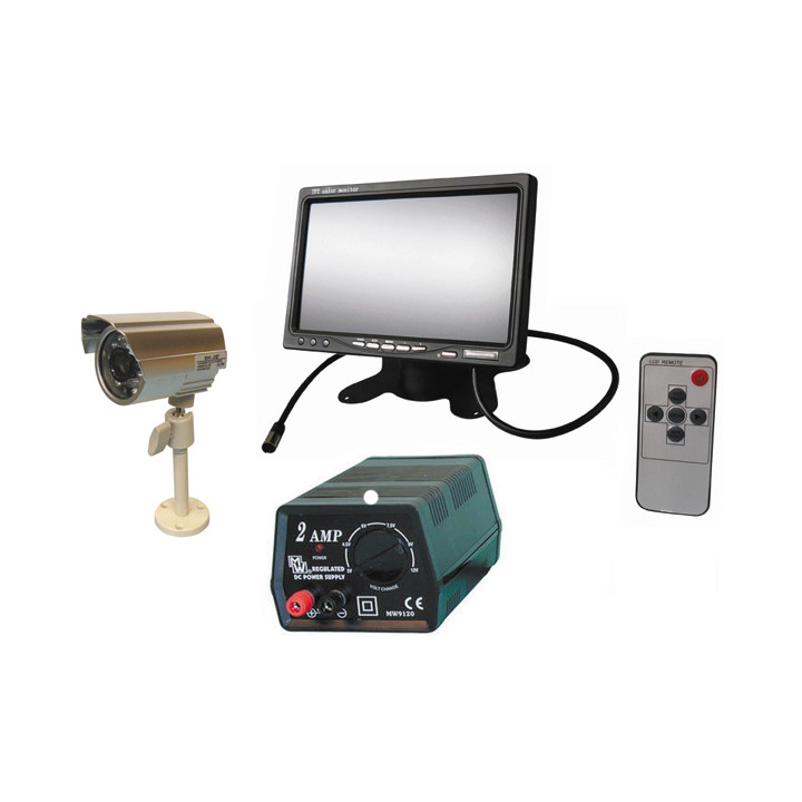 Pack camera, video surveillance 12v 1 4'' night view objective, video surveillance
