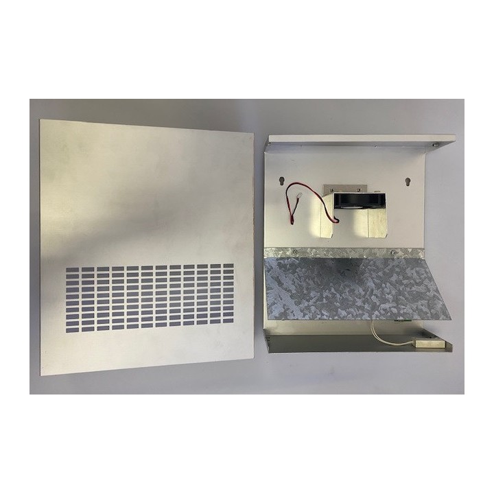 Selbstgeschützte Metallbox BD02 mit Lüfter für elektrische Rauchpatronen-Rauchgeneratorbox