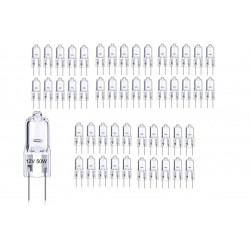 2 X Lámpara halógena de luz bombilla de iluminación 12v 50w GY6.35 gu4