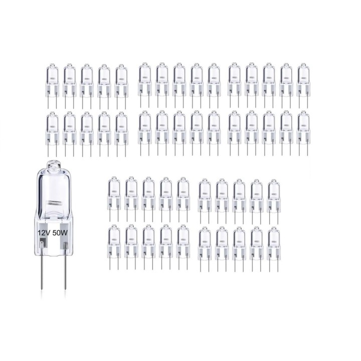 2 X Lampadina 12v 50w GY6.35 gu4 lampada alogena