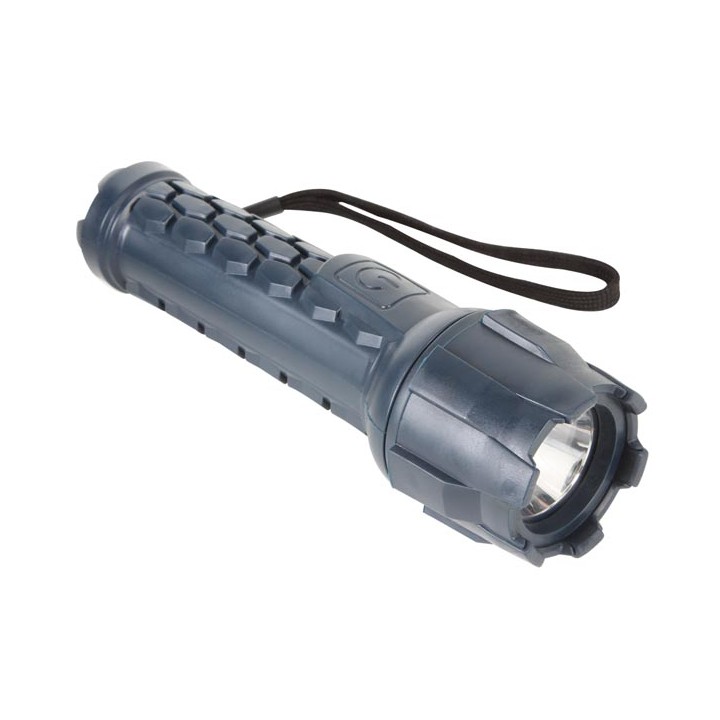 Gummi taschenlampe mit 1w cree led 70lm zll10r velleman - 1
