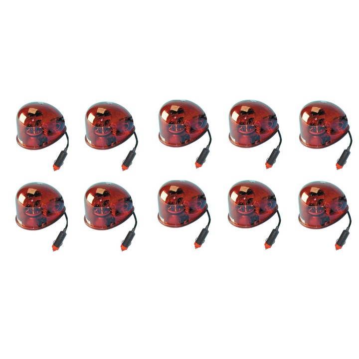 10 Rundumleuchte 12vdc magnetische 10w rot wassertropfen elektrische rundumleuchte elektrische jr international - 2