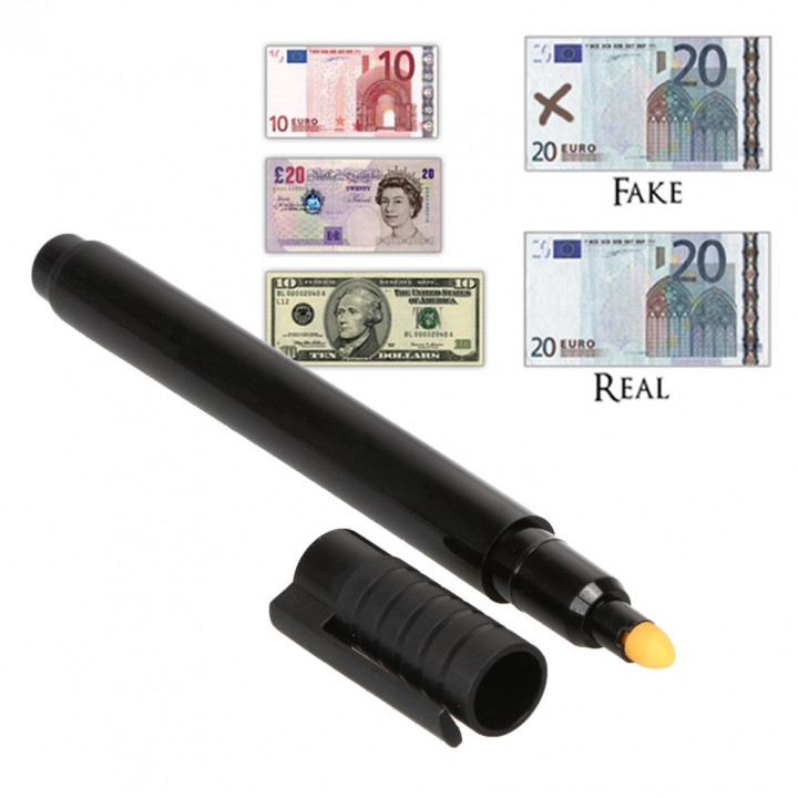 200 fieltro detector lápiz detector de billetes falsos de detección de usd 14 euro moneda eagle - 5