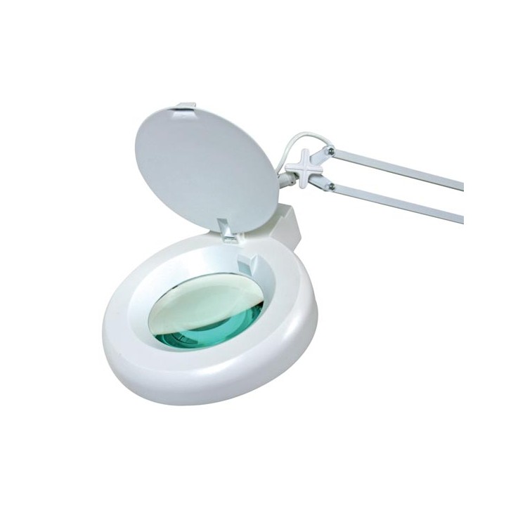 Lamp with magnifying glass 8 dioptre 22w white vtlamp2wn8 jr  international - 1