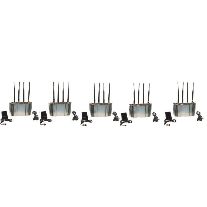 5 Mobile phone signal isolator jammer breaker model: hy808aenhanced type jammer, widely used for bigger conference room, mosque,