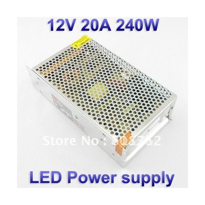 12v 20a 240w switching led-netzteil, 100 ~ 120v/200 ~ 240v ac-eingang 12v jr international - 1