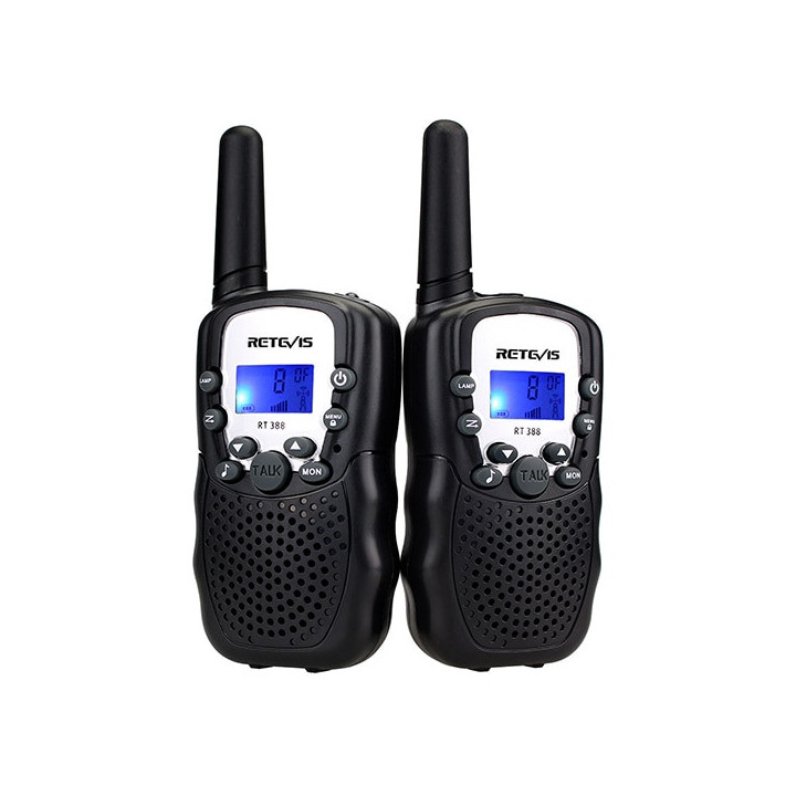 2 Talkie walkie 446mhz 8 canaux rt388 t388 bf-t3 VOX 8 Chaînes Radio Duplex UHF Proster retevis pm446