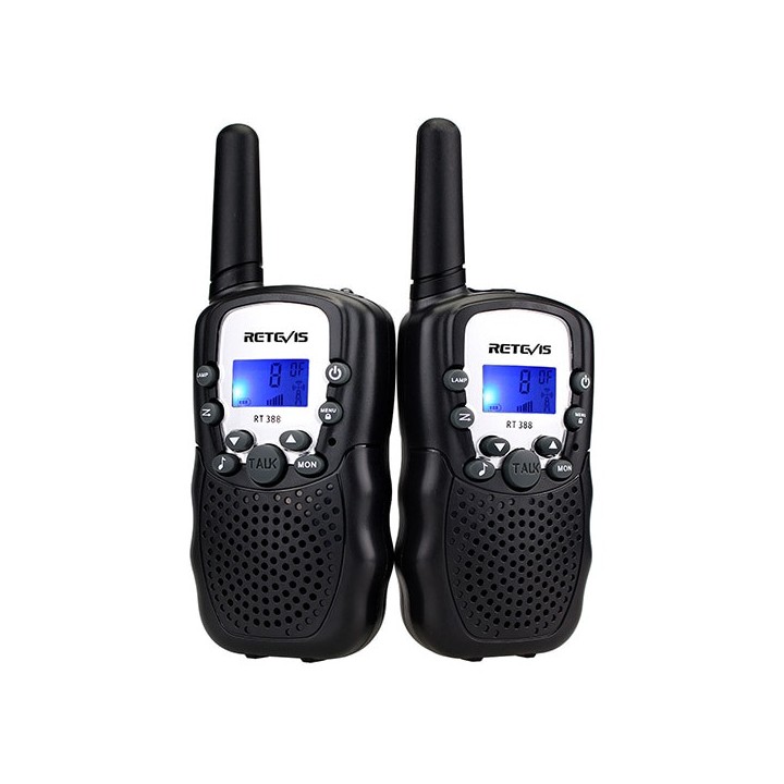 Walkie-Talkie 2 PCS Long Range VOX 8 canali Duplex Radio UHF 446MHz Perfetto per l'acquisto centrale di supermercati
