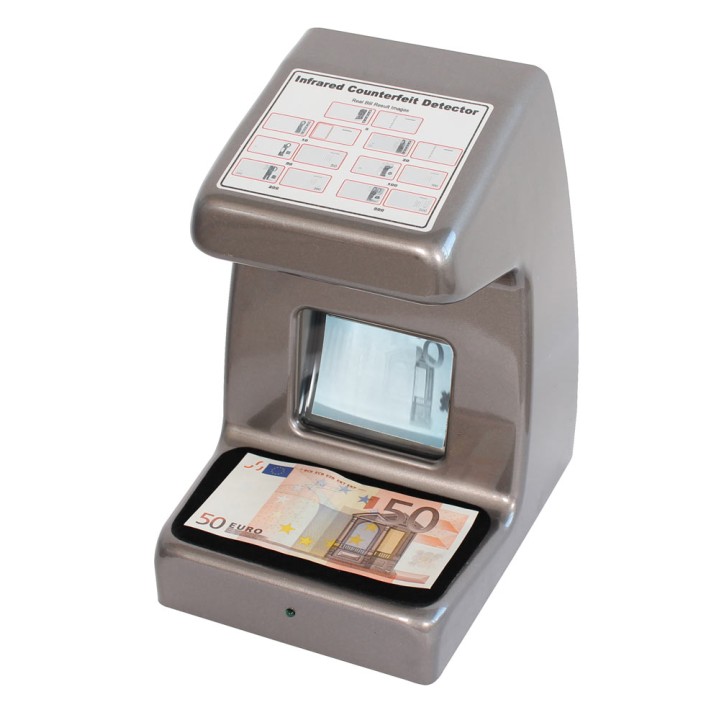 Detector counterfeit bank notes detector 220vac detector professionnal jr international - 1