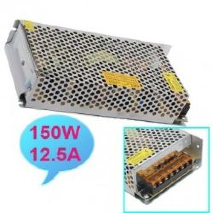 Industrie schaltnetzteil typ korb. 110v 220v 150w 12.5a 12v als150-12 88-132vac / 176-264vac cen - 1