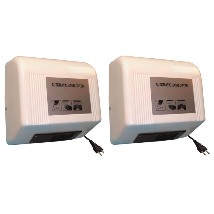 2 Handetrockner (automatisch elektrisch) haushaltgerat elektrogerat elektrogerate elektrische handetrockner handtrockner jr inte