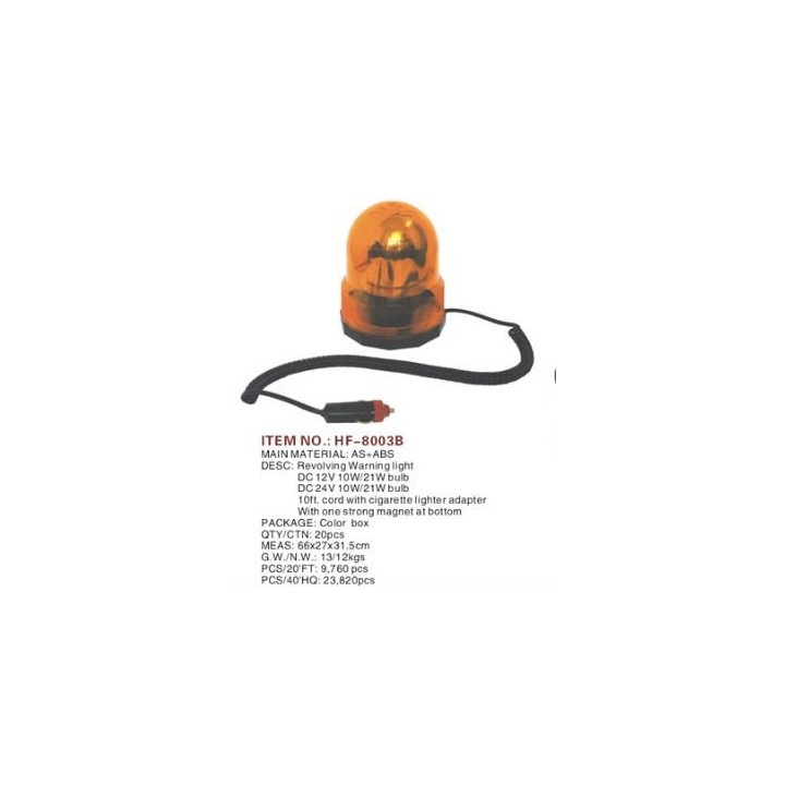 2 Girofaro electrico magnetico 12v cc ambar (sc782) ltd 02 giraforos magneticos silverline windows - 6