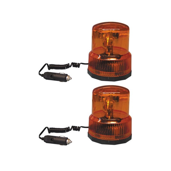 2 Girofaro electrico magnetico 12v cc ambar (sc782) ltd 02 giraforos magneticos silverline windows - 7