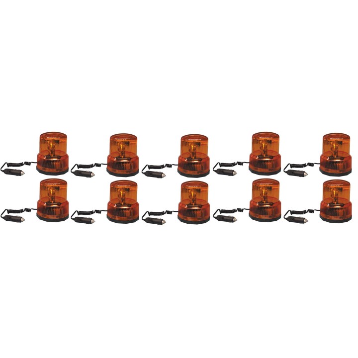 10 Girofaro electrico magnetico 12v cc ambar (sc782) ltd 02 giraforos magneticos silverline windows - 8