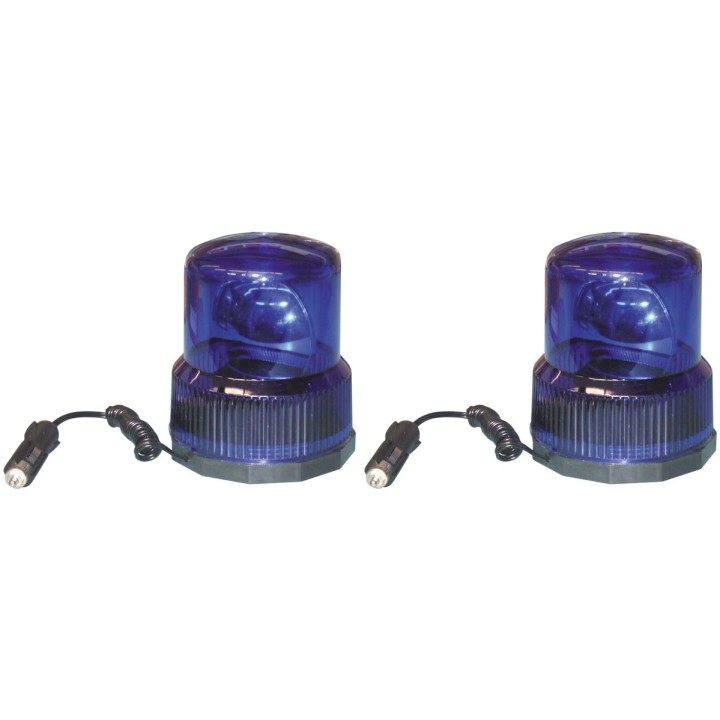2 Magnetic rotating light 12vdc 23w blue rotating light car magnetic light mount rotating light magnetic rotating beacons jr int