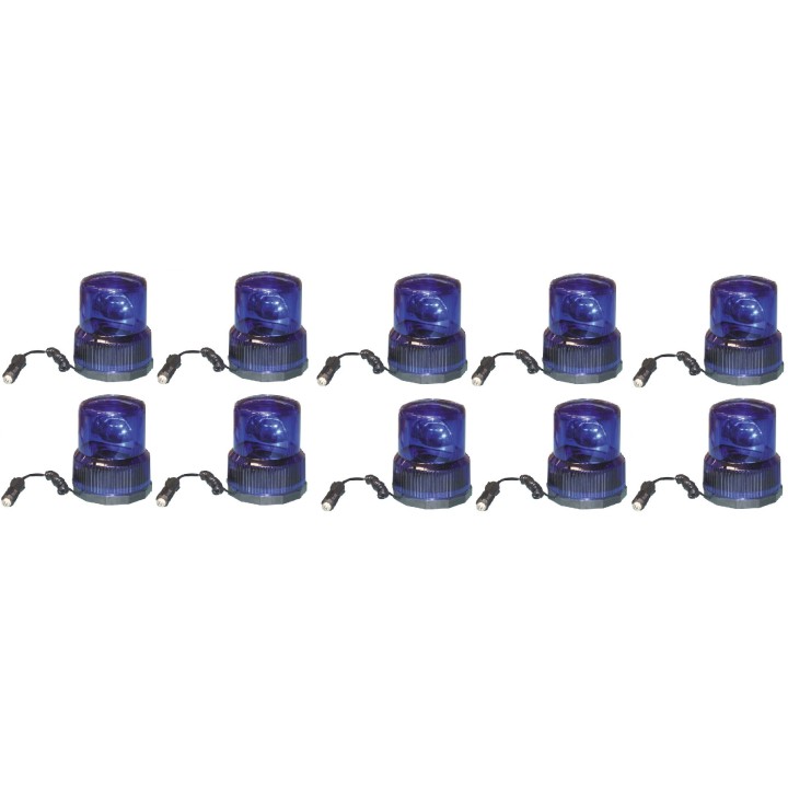 10 Magnetic rotating light 12vdc 23w blue rotating light car magnetic light mount rotating light magnetic rotating beacons jr in