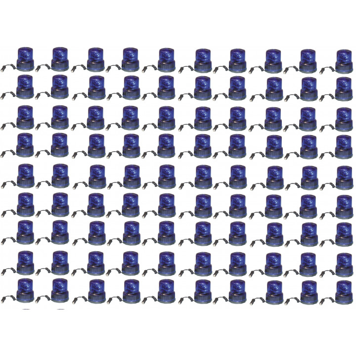 100 Girofaro magnetico 12vcc blu (sc782) dl80 girofari elettrici magnetici colore blu jr international - 6