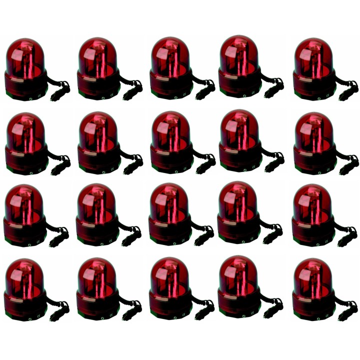 20 Magnetic rotating light 12vdc 10w red rotating light car magnetic light mount rotating light magnetic rotating beacons