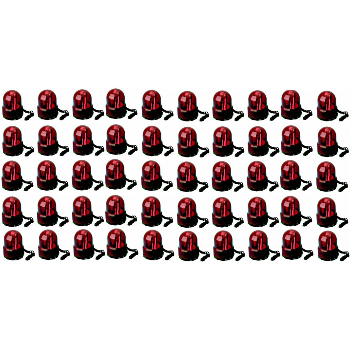 20 Girofaro electrico magnetico rojo 12vcc (sc782) dl80 girofaros magneticos jr international - 4