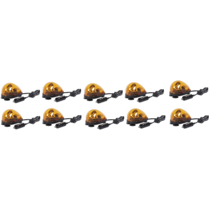 10 Girofaro ventosa 12vcc 5w ambar dl60 girofaros ambar dl60 gyrofaros electricos ventosas ambar girofaro jr international - 4