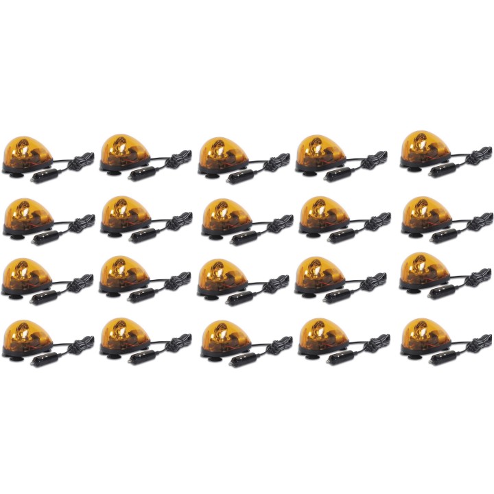 20 Girofaro ventosa 12vcc 5w ambar dl60 girofaros ambar dl60 gyrofaros electricos ventosas ambar girofaro jr international - 4