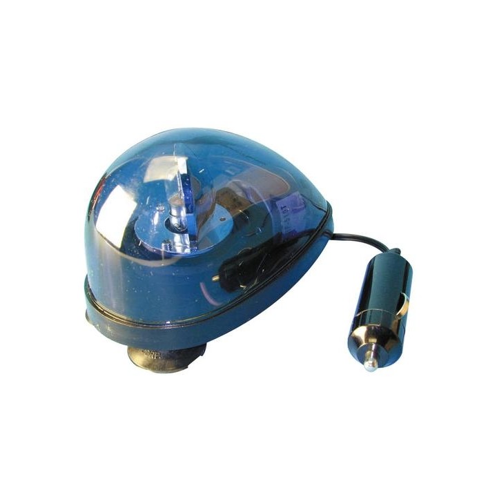 50 Rundumleuchte mit magnet saugfuß 12vdc 5w blau elektrische rundumleuchte signaltechnik jr  international - 1