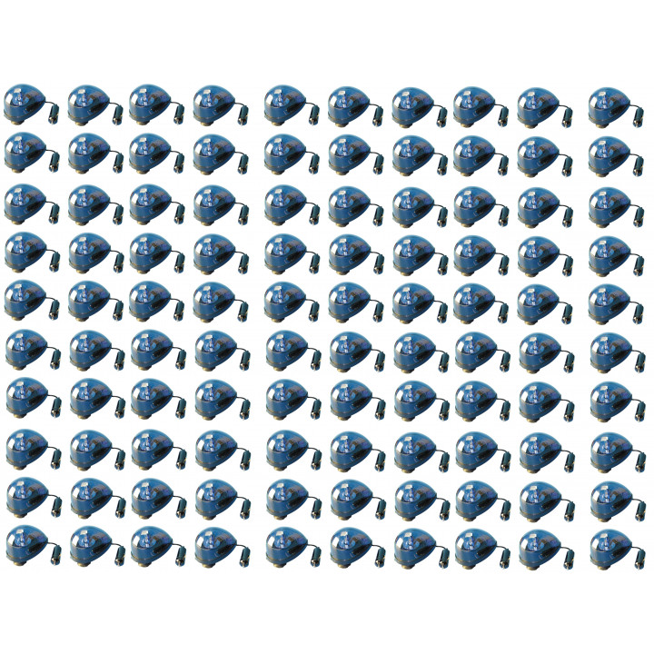 100 Gyrophares bleu ventouse 12v 5w haa65b girophare rotatif eclairage lumiere feu tournant electrique