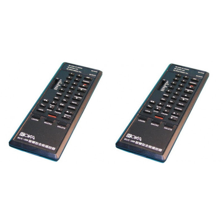 2 Remote control 8 channel tv infrared remote control television vcr cd reader jr international - 2