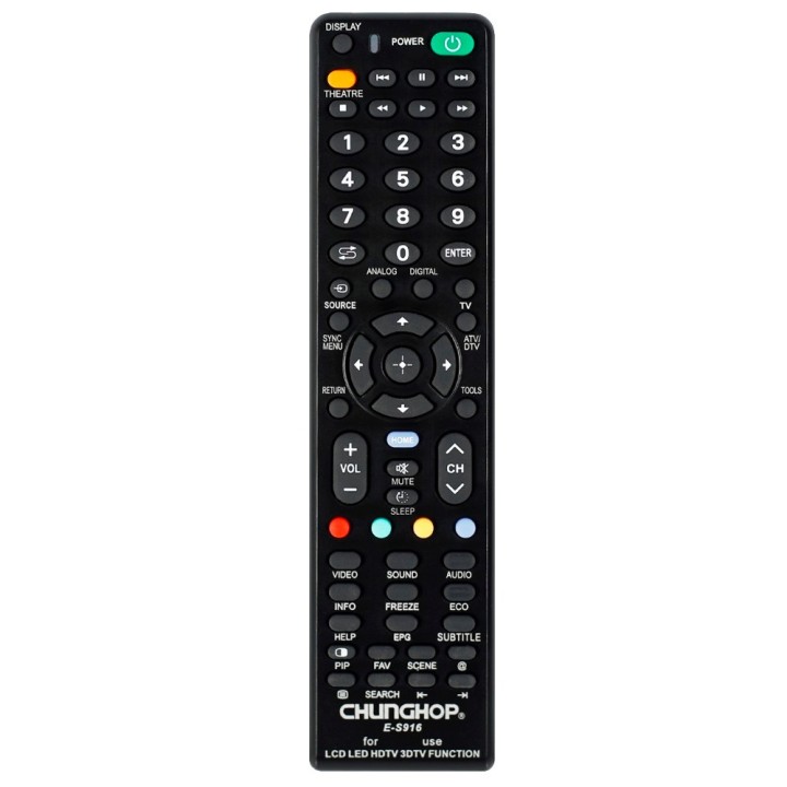 Universalfernbedienung e-s916 für Sony lcd led hdtv fernseher